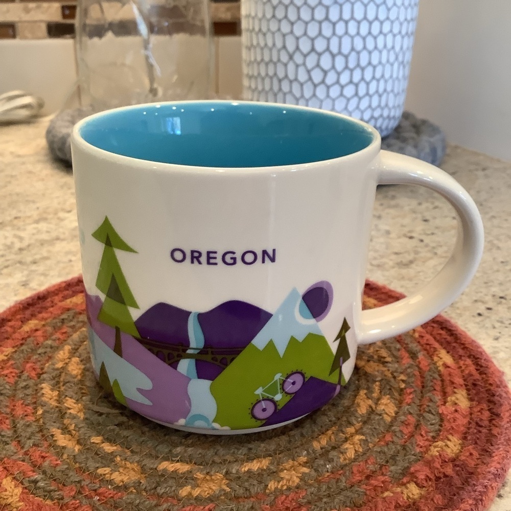 Starbucks Oregon Scenic Mug You Are Here Collection Coffee Cup